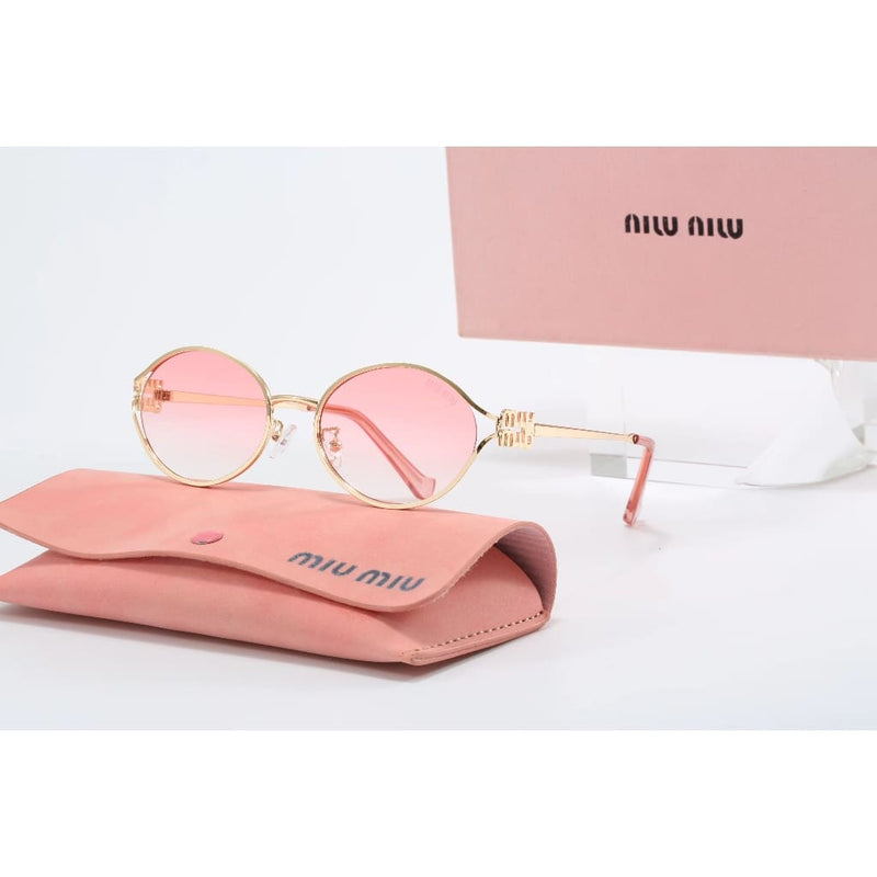 Óculos de Sol Feminino Oval Miu Miu