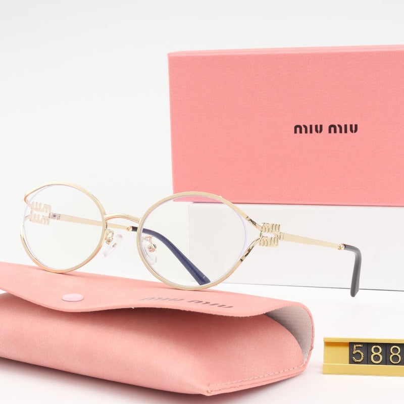 Óculos de Sol Feminino Oval Miu Miu