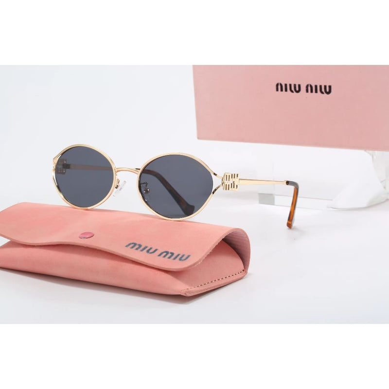 Óculos de Sol Feminino Oval Miu Miu