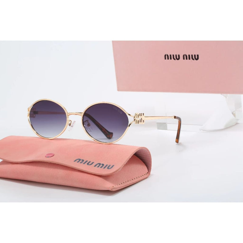 Óculos de Sol Feminino Oval Miu Miu