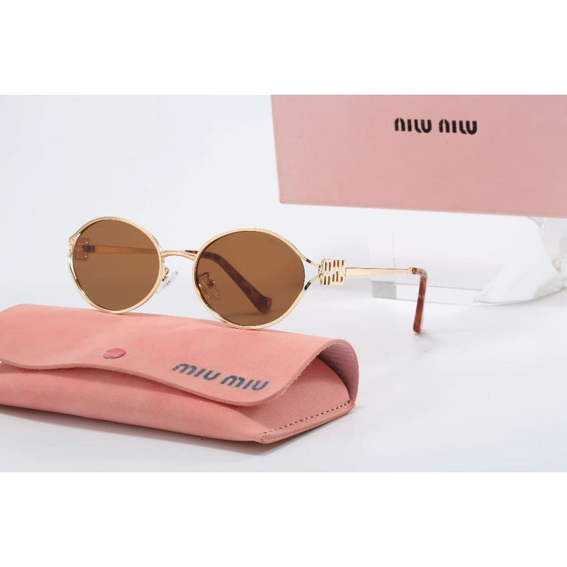 Óculos de Sol Feminino Oval Miu Miu