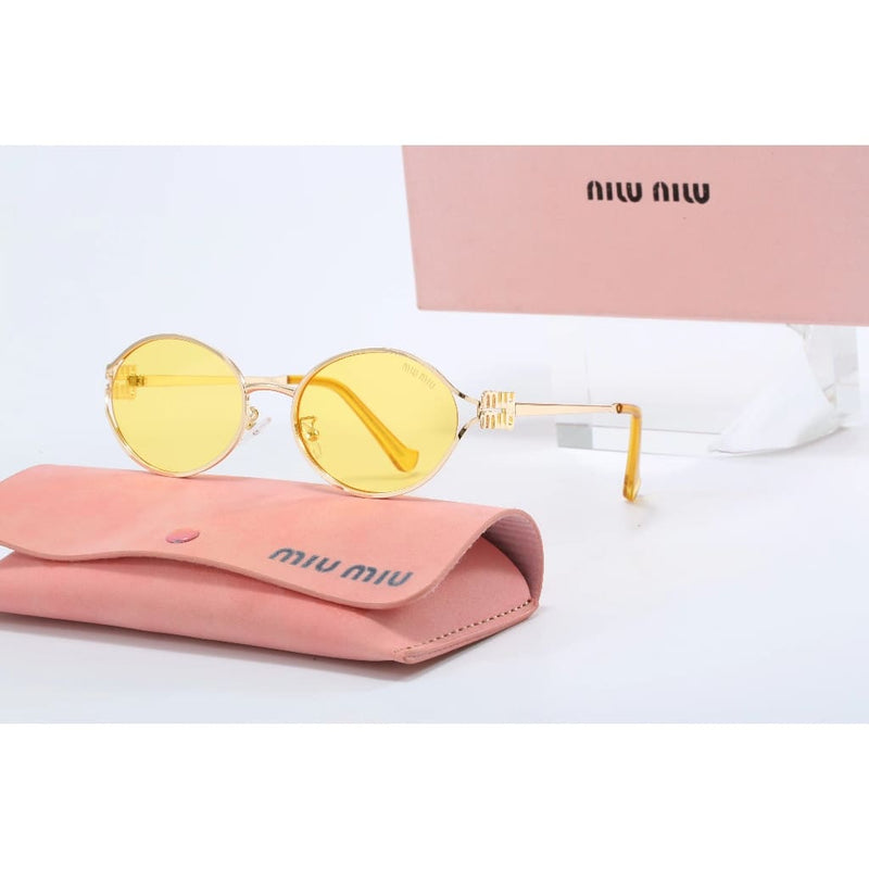 Óculos de Sol Feminino Oval Miu Miu